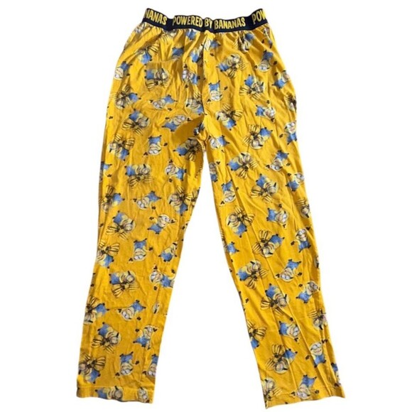 Despicable Me Minion Pajama Pants Size Medium Lounge Sleep Soft 100% Cotton - Picture 1 of 12